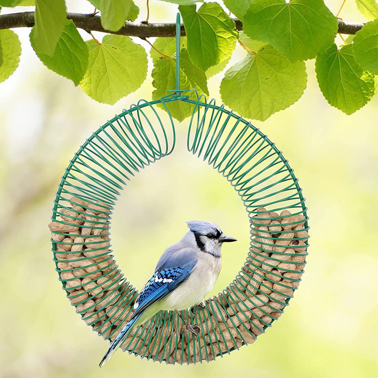 peanut Wreath bird feeder